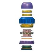 Balhoofdstel Batavus PM 1" 28.6/34/26.4 mm met stuurblokkering zwart - 708375