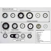 Balhoofdstel Cortina met stuurblokkering CH2900BW - C196528005