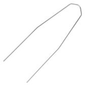 Spatbordstang Curana Apollo 55m L=367mm U-vorm disc zilver - 03417078