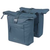 Dubbele fietstas Basil Brooklyn Marineblauw 41L 