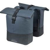 Dubbele fietstas Basil Cove marineblauw/zwart 28-32L 