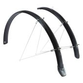 Spatbordset Eurofender Elegance 28" 46mm zwart