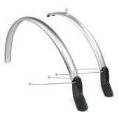 Spatbord set Eurofender Scatto 28" 51mm zilver