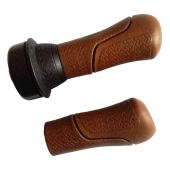 Handvatten Gazelle + bel BRUIN 105mm rechter handvat aero
