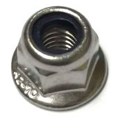 Flensmoer M6 DIN 6926 A2 RVS Gazelle voor oa kettingspanner - 391302100