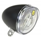 Koplamp Gazelle Spanninga Swingo zwart 6V-36V DC e-bike accuvoeding - 444468300