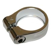 Zadelpenklem Gazelle 35,2 mm zilver, voor aluminium frames - 390308100