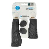 Handvatten Herrmans Line DD36 125/90mm set zwart/grijs