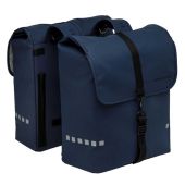 Fietstas dubbel New Looxs Odense Double dark blue 39L