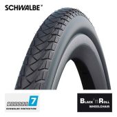 Buitenband Schwalbe Marathon Plus 25-590 Rolstoel zwart