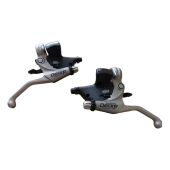 Versteller set Shimano STI ST-M510 Deore 3x9v met remgreep zilver - ISTM510PADS