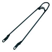 Spatbordstang 28x1 5/8 / 622 bumper blauw metallic staal asbevestiging