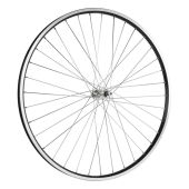 Voorwiel 28" vast ZAC19 622 geslepen zwart 24mm