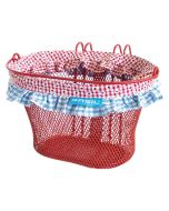 Kinderfietsmand Basil Jasmin Farm ROOD