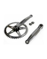 Crankstel Cortina staal 42 tands 170mm 1/8" zwart 42T - CRH42170ST