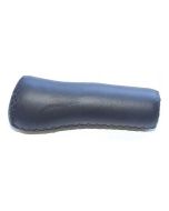 Handvat Gazelle aero leer ZWART links 132mm voor hybride fietsen - 540278800
