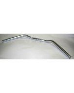 Stuurbocht Gazelle Trekking 590mm ZILVER met ril voor handvatten - 210130200