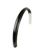 Spatbord Achter staal 28x1 1/2 TOUR omafiets ZWART